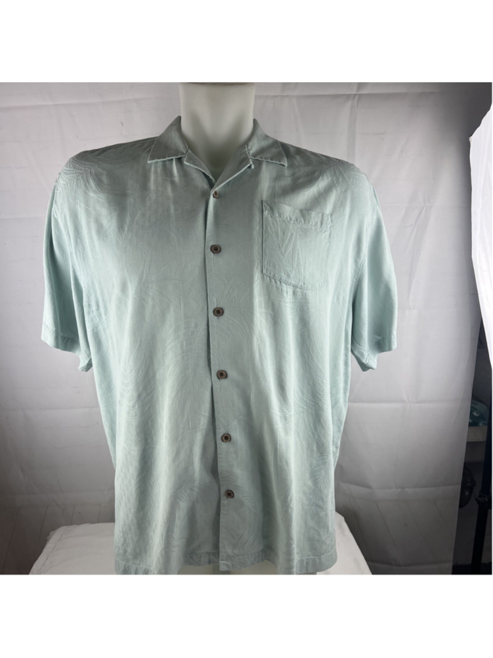 Men’s Tommy Bahama Hawaiian Shirt Size 2xl 100% Silk EUC